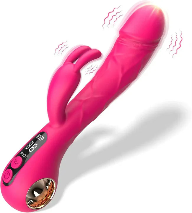 10-Speed Retractable Vibrating AV Wand – Luxurious, Soft-Touch G-Spot & Clitoral Stimulator"