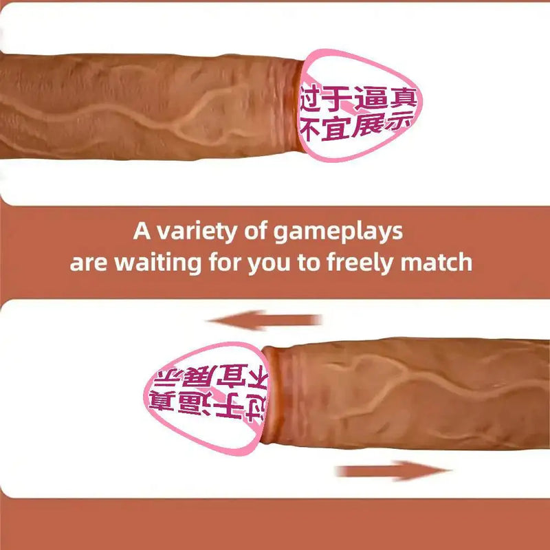 Sexbay Heating Vibration Electric Dildos Remote Control Penis Vibrators Telescopic Dildo Anal Sex Toy Realistic Dildo for Women