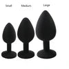3Pcs Set Luxury Metal Butt Toys Heart Shaped Anal Trainer Jewel Butt Plug Kit S&M Adult Gay Anal Plugs Woman Men Sex Gifts Things for