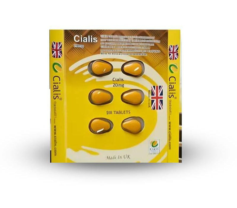 Cialis Yellow 6 Tablets Pack For Men 20 (mg)