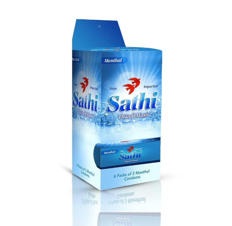 SATHI Menthol Pack 6 Condom Dispenser 18s